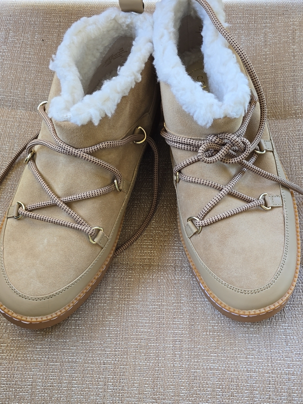 Cole Haan Cloudfeel Waterproof Snow Boots; Size 10 Womems; Color Tan Brown